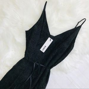 NWT BB Dakota Velvet Dot Midi Dress sz XS